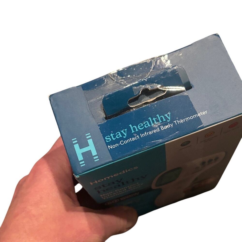 HoMedics Non-Contact Infrared Body Thermometer | New in Box (box damaged) - Picture 3 of 4